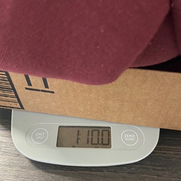 Aeropostale fur lined hoodie jacket mens L burgundy New York embroidered varsity - Picture 9 of 9